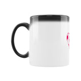 Zaubertasse Fußball Herzchen in Pink 3