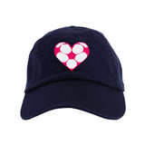 Organic Cap Mit Fußballherzchen In Pink 3