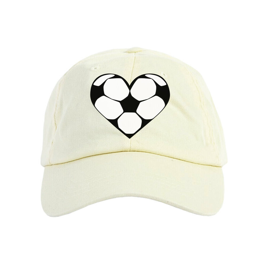 Bio-Cap Mit Fußball-Herzchen in Schwarz