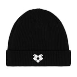 Beanie mit Fußball-Herzchen in Schwarz 2