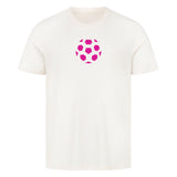 HigherBlanks Premium T-Shirt Fußball Ball in Pink 4