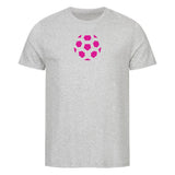 Premium Bio-Shirt Fußball in Pink 3