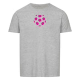 Basic Shirt Unisex Fußball Ball in Pink 3