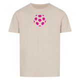 Basic Shirt Unisex Fußball Ball in Pink 5