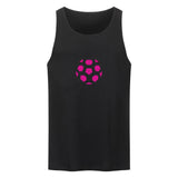 Premium Bio Tanktop Fußball Ball in Pink 1