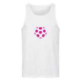 Premium Bio Tanktop Fußball Ball in Pink 2