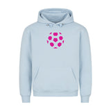 HigherBlanks Premium Hoodie Fußball in Pink 3