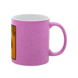 Glitzer-Tasse Save our King 2