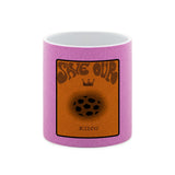 Glitzer-Tasse Save our King 1