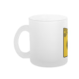 Glas-Tasse satiniert „Save our King“ 3