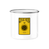 Emaille-Tasse "Save our King" 1