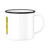 Emaille-Tasse "Save our King" 4