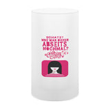 Frosted Glass Beer Mug Honey, what was that offside rule again? 1