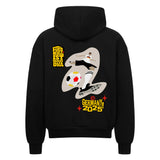 VACANCY Oversized Zipper Hoodie Fußball Schoss mit Rechts 1