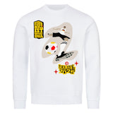 Premium Bio-Sweatshirt Fußball Schoss mit Rechts 2
