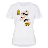Sport T-Shirt Damen Fußball Schoß mit Rechts 1