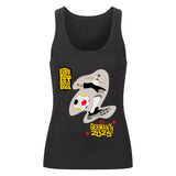 Premium Bio Tanktop Damen Fußball Schoß mit Rechts 1