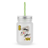 Marmeladenglas Mason Jar Fußballrunde mit Rechts 1