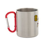 Stainless Steel Mug with Carabiner Football Lap with Right 3