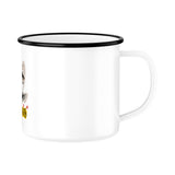 Emaillierte Tasse, Fußballschoss rechts 4