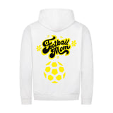 Klassischer Kapuzenpullover mit Reißverschluss Unisex Football Mom 1