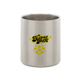 Stainless Steel Mug with Carabiner Football Mom 1
