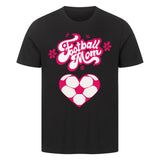 HigherBlanks Premium T-Shirt Football Mom Fußball Herzchen 1