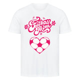 HigherBlanks Premium T-Shirt Football Mom Fußball Herzchen 2