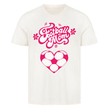 HigherBlanks Premium T-Shirt Football Mom Fußball Herzchen 4
