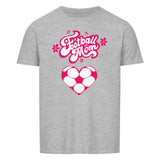Basic Shirt Unisex Football Mom Fussball Herzchen 3