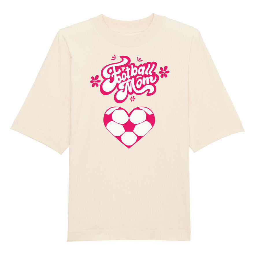 Premium Bio Oversize Blast Football Mom Fußball Herzchen