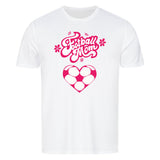 Sport T-Shirt Football Mom Fußball Herzchen 1