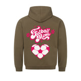 Klassischer Hoodie Fußball-Mama Herzchen 1