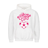 Classic Hoodie - Mit Taschendruck Football Mom Fußball Herzchen 2