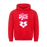 Classic Hoodie - Mit Taschendruck Football Mom Fußball Herzchen 3