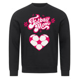 Premium Bio Sweatshirt Fussball Mama Fussball Herzchen 1