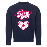 Klassisches Sweatshirt Fußball Mama Herzchen 3