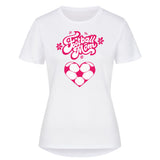 Sport T-Shirt Damen Football Mom Fußball Herzchen 1