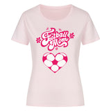 Klassisches Bio-Shirt Damen Football Mama Fußball Herzchen 5