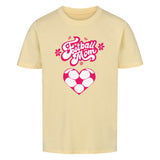 Premium Bio-T-Shirt Kinder Fußball Mama Herzchen 4