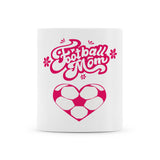Fußballtasse Football Mom Fußball Herzchen 1