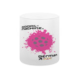 Glas-Tasse satiniert Splash Goool-machine German DNA 1