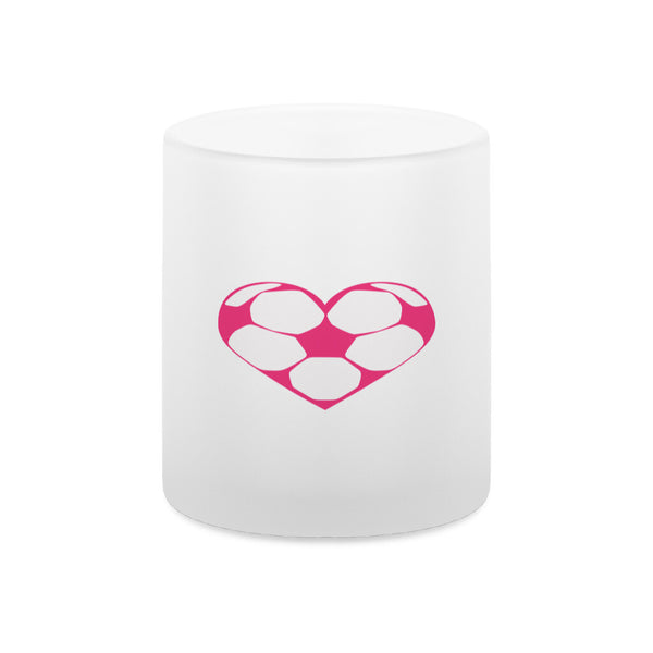 Glas-Tasse satiniert