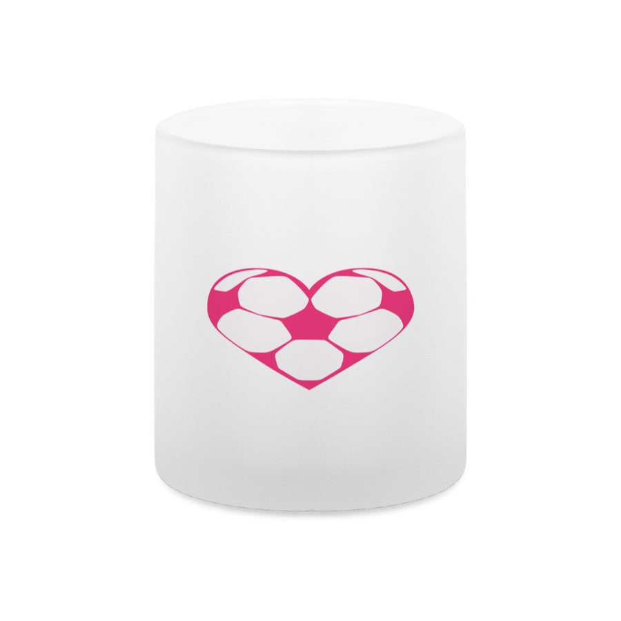 Frosted glass mug