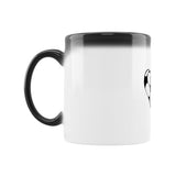 Zaubertasse mit Fußball-Herzchen in Schwarz 3