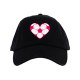 Organic Cap Mit Fußballherzchen In Pink 2