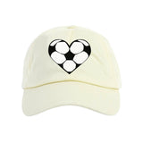 Bio-Cap Mit Fußball-Herzchen in Schwarz 1