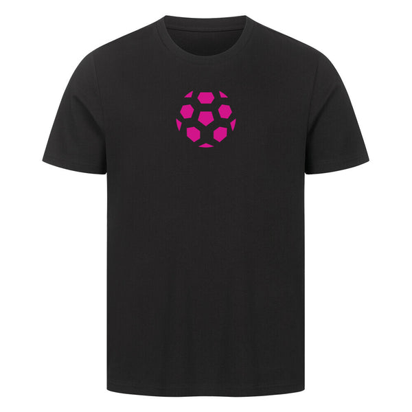 HigherBlanks Premium T-Shirt Fußball Ball in Pink