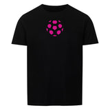 Basic Shirt Unisex Fußball Ball in Pink 1