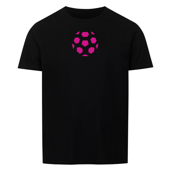 Basic Shirt Unisex Fußball Ball in Pink